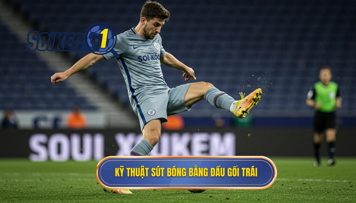 Kỹ thuật sút bóng bằng đầu gối trái
