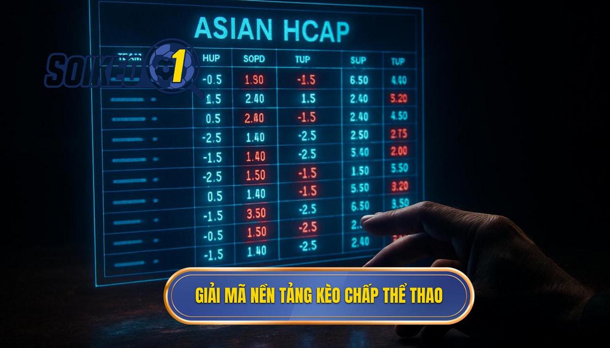 Giải mã nền tảng kèo chấp châu Á (Handicap)