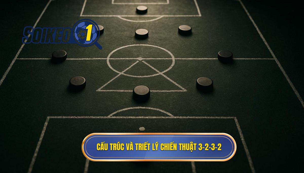 Nền Tảng Cấu Trúc và Triết Lý Vận Hành của Chiến thuật 3-2-3-2