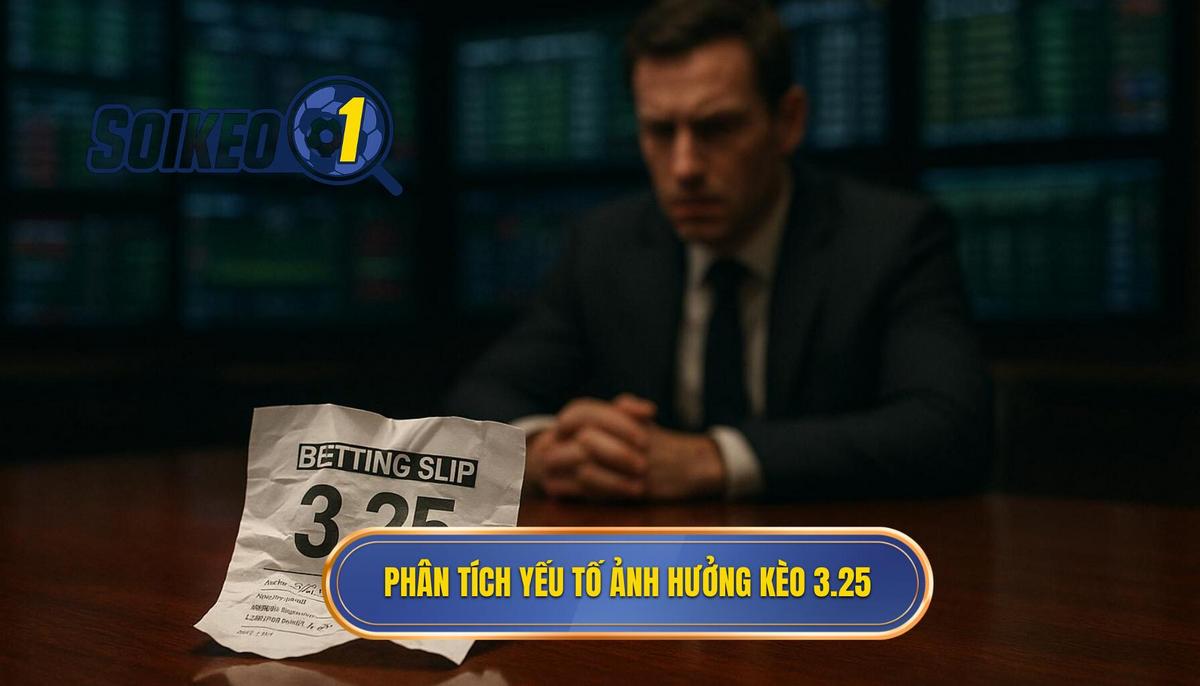 Phân Tích Chuyên Sâu Các Yếu Tố Ảnh Hưởng Đến Kèo 3.25 Hiệp 1