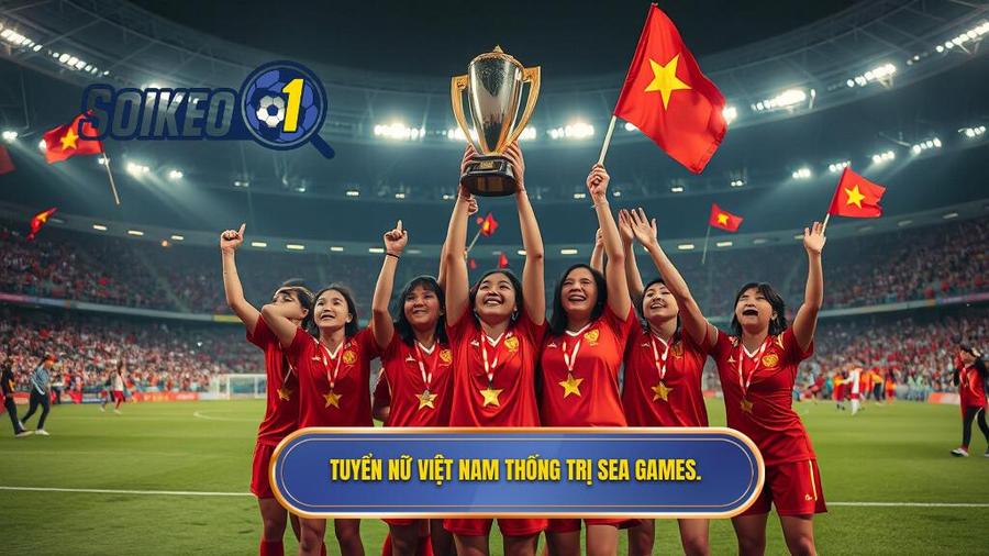 Tuyển nữ Việt Nam thống trị SEA Games