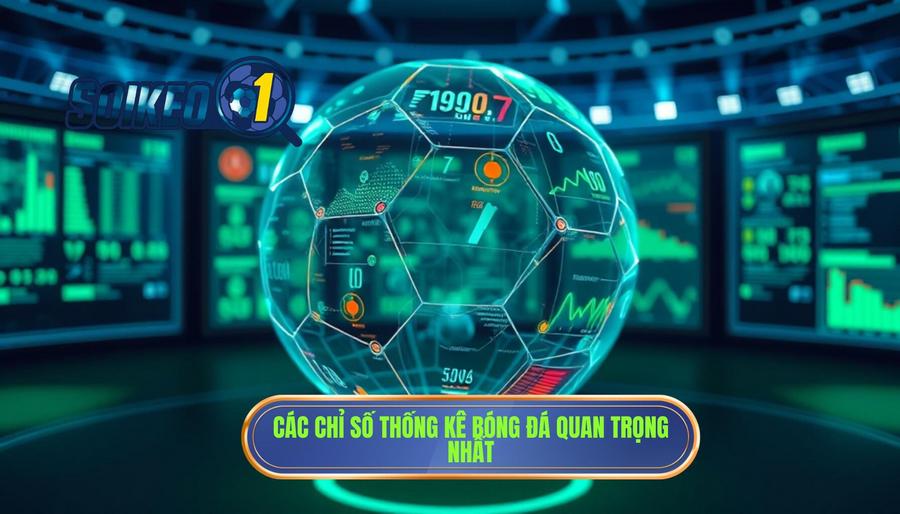 Các chỉ số thống kê bóng đá quan trọng nhất hiện nay